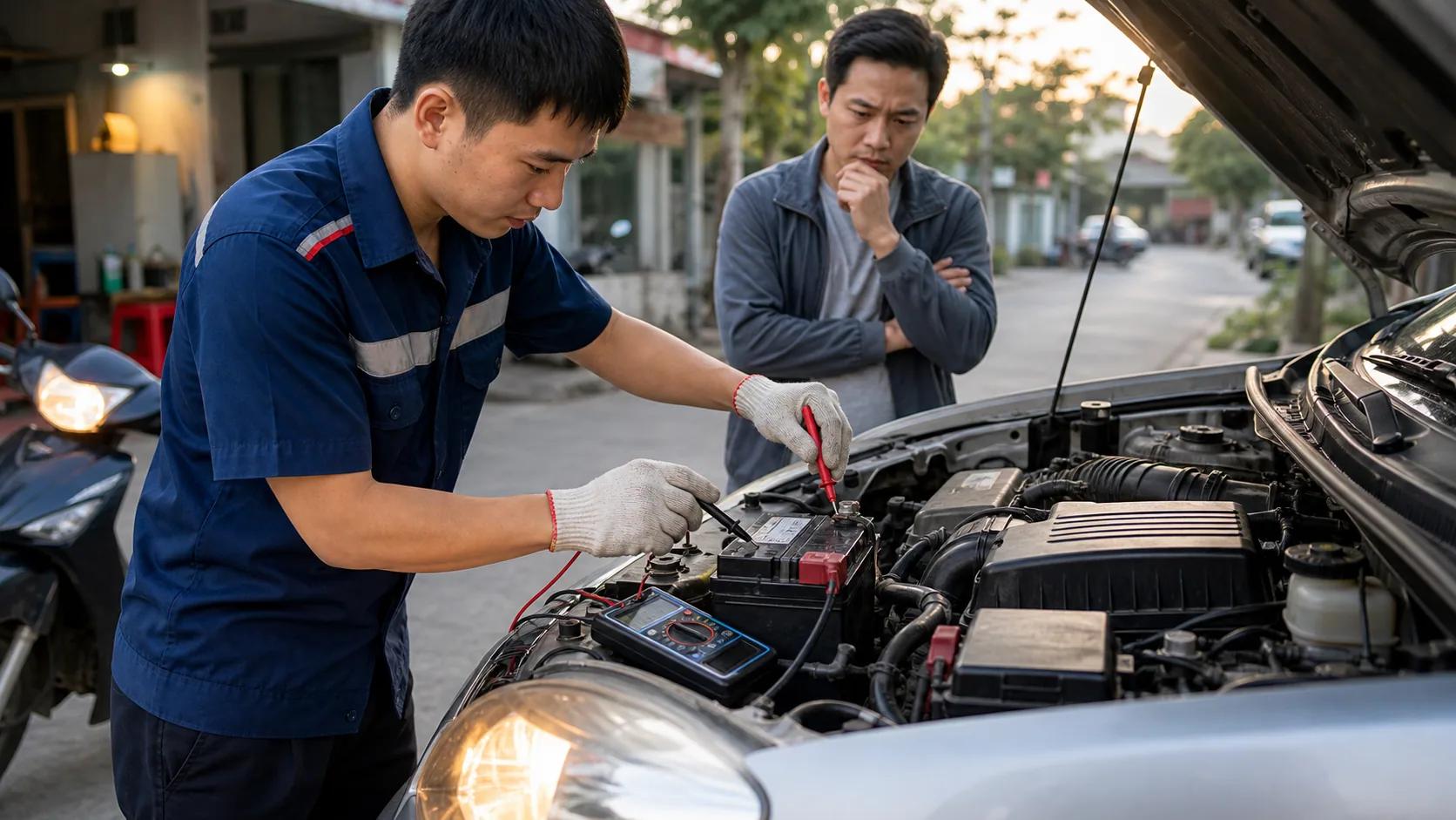 Dấu hiệu ắc quy yếu cần thay sớm ở ô tô, xe máy