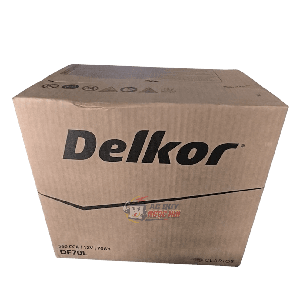 Bình ắc quy Delkor 70Ah ảnh 2