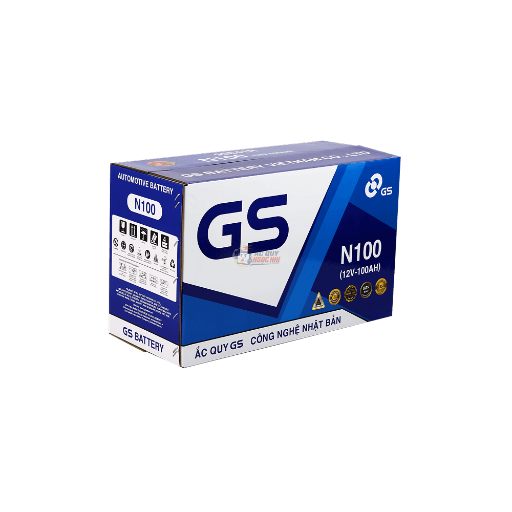 Bình ắc quy GS 100Ah ảnh 2